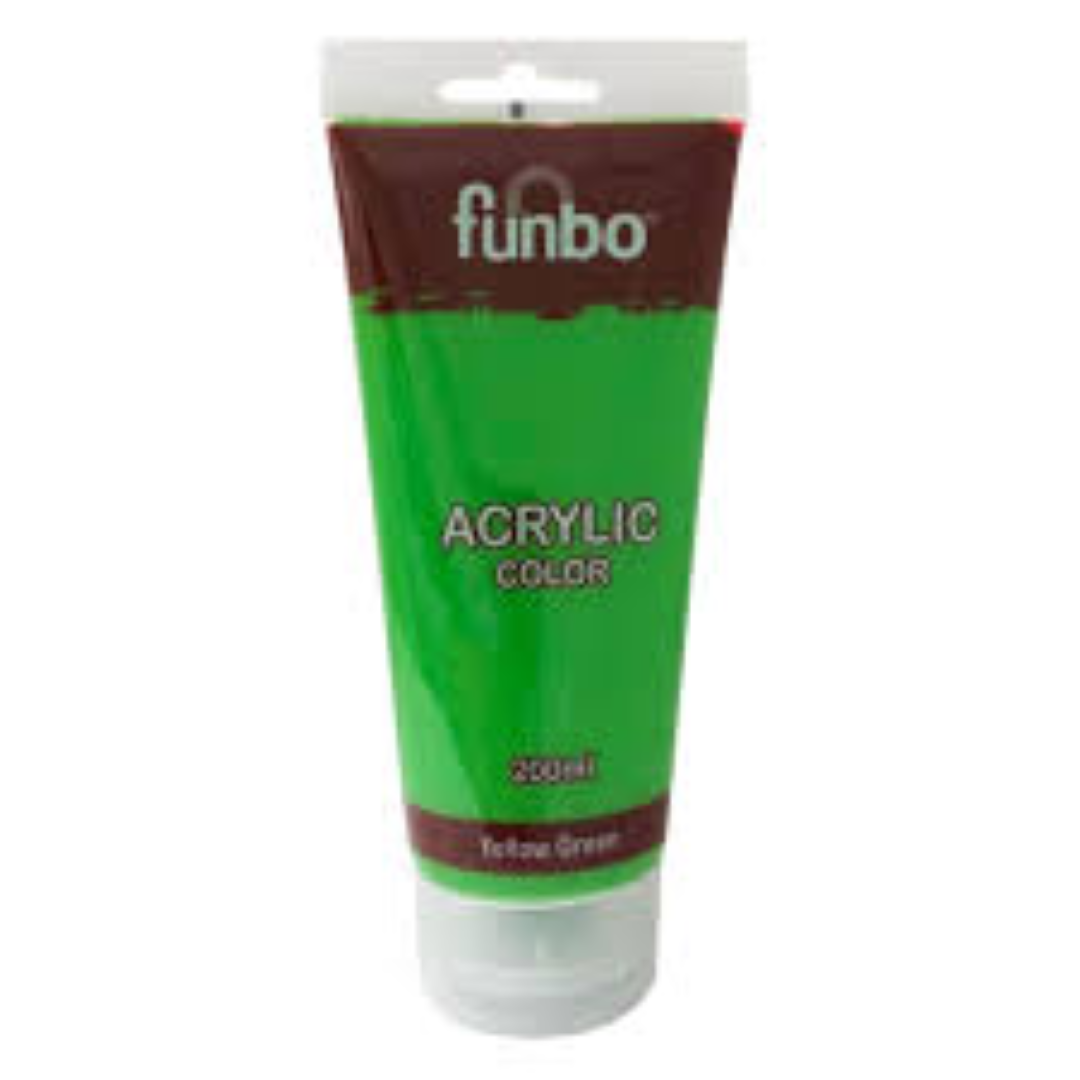 Funbo Acrylic TUBE 200ml 78 YELLOW GREEN FO-AC-200-078